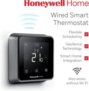 Honeywell T6 Smart Thermostat – Black Wi-Fi Programmable