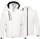 Wantdo Men's Warm 3 in 1 Ski Jacket