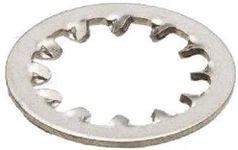 Internal Tooth Lock Washer Steel Zinc Finish 3/8 Bolt Size 0.3910 ID 0.6810 OD 0.0360 Thick Pack Of 100