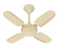 Oreole Nova 2 Star 600mm High Speed Ceiling Fan | 4 Blades (24 Inch) | Anti Dust Energy Saver 810 RPM Air Flow Ceiling Fan suitable for Kitchen, Veranda, Balcony, Small Room | 2 Year Warranty-Ivory