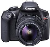 Canon Digital SLR Camera Kit [EOS Rebel T6] with EF-S 18-55mm and EF 75-300mm Zoom Lenses - Black, Full-Size