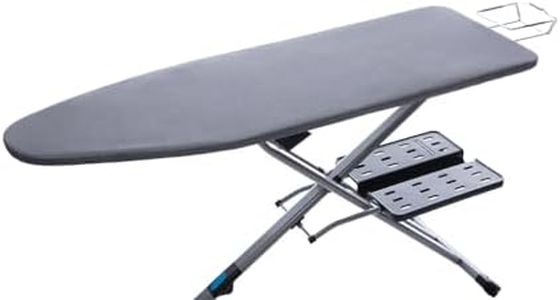 TIVIT Ironing Board Cover for Rowenta Pro Compact Ironing Board, 54x18, Alumitek Top Coating, Scorch Resistant, Thick Padding, 3 Fastener Straps, Pull Bungee, Made in Italy