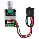 DC Motor Speed Controller, 6-28V 3A PWM DC Motor Speed Controller Motor Speed Regulator Electric Motor Controller with Switch Function