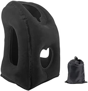 Almohada de Viaje para reposacabezas portátil Inflable Almohada de Viaje para Dormir en el avión Tren Oficina en casa