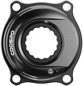 CooSpo S10 Power Meter Spider for Easton 110 BCD 4-Bolt Crankset, Dual-Sided Precision Power Meter, Bluetooth/ANT+ Compatible, Lightweight Cycling Spider for Road & Mountain Bikes