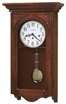 Howard Miller Jennelle Wall Clock 620-445 – Windsor Cherry, Mechanical Key Wound Single Chime Movement