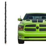 KSaAuto Antenna fits for Dodge Ram 1500 2500 3500 2009-2024,16 inches Flexible Rubber Antenna Replacement, Spiral Antenna Designed for Optimized FM/AM Reception