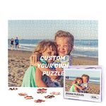 Personalized Custom Puzzles from Photo 300/500/1000 Pieces Jigsaw Puzzles for Adult Teens Kids, Family, Wedding, Graduation, Christmas, Thanksgiving Gifts, w/Plastic Storage Box (Horizontal 500PCS)