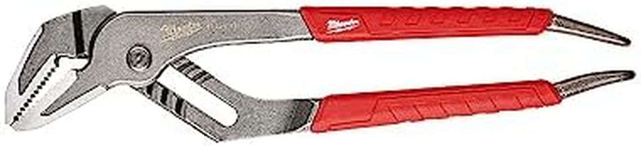 48-22-6310 10", Straight Jaw Pliers with Ream & Punch Exposed Metal Handles & Precision Ground Plier Head