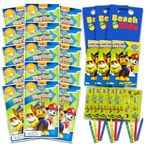 Set Of 15 Bendon Kids Paw Patrol Play Packs Fun Party Favors Coloring Book Crayons Stickers