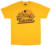 STAR WARS Welcome to Tatooine T-Shirt for Adults, Gold, X-Large