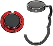 kwmobile Purse Hanger for Table (Set of 2) - Purse Hook for Table - Folding Handbag Hanger - Portable Table Bag Holder