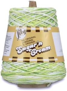 Lily Sugar N Cream Cones Ball of Yarn, Key Lime Pie Ombre