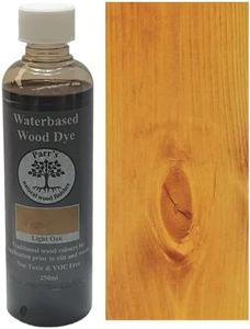 Parr's Water Based Wood Stain - Environmentally Friendly VOC Free - for Interior Woodwork - Light Oak - 250ml