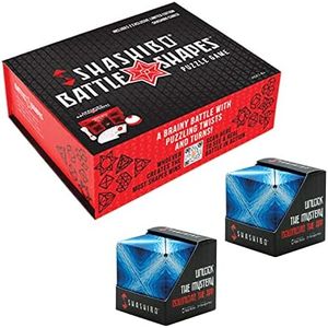 SHASHIBO Bundle - Shashibo Battle Shapes Magnetizing Puzzle Game and 2 x Blue Planet Cubes