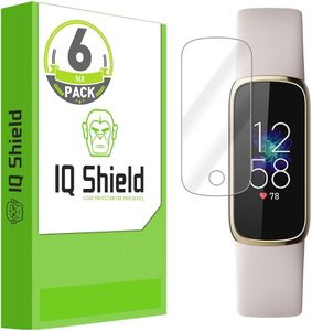 IQShield Screen Protector Compatible with Fitbit Luxe (6-Pack) Anti-Bubble Clear TPU Film