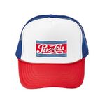 CafePress Pepsi Varsity Cola Stripe Trucker Hat, Classic Baseball Hat, Unique Trucker Cap