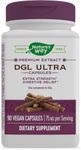 Nature's Way DGL Ultra - Premium Licorice Root Extract - Extra Strength** Digestive Relief* - With Gutgard - Gluten Free - 90 Vegan Capsules