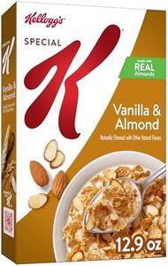 Special K Cold Breakfast Cereal, 11 Vitamins and Minerals, Made With Real Almonds, Vanilla and Almond, 12.9oz Box (1 Box)