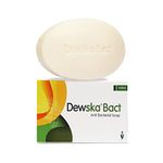 SKINSKA NATURALS - Dewska Bact Anti Bacterial Moisturizing Bath Bar(100gm), with Tea Tree Oil, Turmeric Oil, Shea Butter Prevent Fungal & Breakout, Nourishes Skin for Men & Women