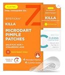 ZitSticka Killa Kit | Self-Dissolving Microdart Acne Pimple Patch for Zits and Blemishes, Spot Treatment Stickers for Face and Skin, Vegan and Cruelty Free (4 Pack)