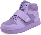 DREAM PAIRS Unisex-Child Freestyle-k, Purple, 2 Little Kid