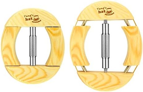 Tang‘s’Hat Stretcher 4 Way Upgraded Wooden Hat Shaper with Heavy Duty Adjustable Turnbuckle Fitted All Types of Hats