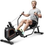 GarveeLife Rowing Machine,Magnetic Rower Machine for Home,14 Level Magnetic Resistance,Exercise Equipment,350 LB, Double-Scull Rowing Machine,Patented Sculls,Foldable Rower for Home Use