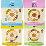 The Low Carb Co Super Seed Crackers, Gluten Free and Keto Friendly Healthy Snacks, Vegan, Zero Sugar, Paleo and Diabetic Friendly, Nut Free, High Protein Crackers with Fibre - 101g (Variety Pack of 4)