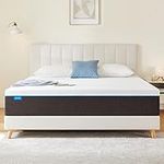 Full Size Mattress, JINGWEI 8 inch Cooling-Gel Memory Foam Mattress in a Box, Medium Hardness to Breathable and Supportive 7 Zone Foam Mattress