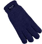 Thinsulate Childrens 3M Knitted Heavy Quality Gloves GL064A Navy 10-11