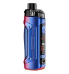 TVDC Aegis Boost Pro 2 Pod Kit for Geekvape (B100), Batteries Not Included, 0.96-inch Curved Display Screen, P Series Coils Vape Kit Ecig, 2ml Cartridge No Nicotine (Blue Red)