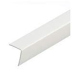 White Plastic PVC Corner 90 Degree 1 Meters Angle Trim Wall Corner Guard Edge Protector TMW Profiles (30mm x 30mm x x 1M)