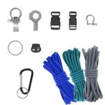 Paracord Planet DIY Ultimate Paracord Kit - 30 Feet of 550 Paracord & 10 Essential Necessities to Make Your Own Survival Paracord Bracelets, Lanyards, Tools