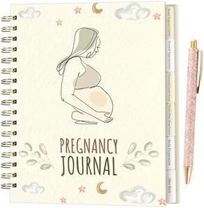 Pregnancy Journal, Pregnancy Journal for First Time Mom, Pregnancy Book, Which Includes a Beautiful Pen, Mom to Be Gift, Pregnancy Planner, Hard Cover on an Unique Design, Pastel Colors.