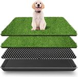 VKMUOI Dog Grass Pad with Tray Dog 
