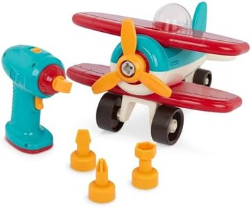 Battat – Take-Apart Airplane – Colorful Take-Apart Toy Airplane for Kids Aged 3 and Up (25pc), BT2517Z