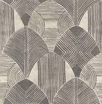 Scott Living 2964-25928 Westport Charcoal Geometric Wallpaper