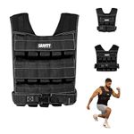 Gravity Fitness Weighted Vest for Men & Women - Adjustable Fitness Weight Vest for Workout, Running, Walking, Strength Training, & Calisthenics Training Home & Commercial Gym - 10kg / 20kg / 30kg