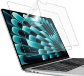 JETech Screen Protector for MacBook Air 13.6 Inch (2024/2022, M3/M2), Anti-Glare PET Matte Film, Anti-Fingerprint, 2-Pack