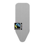 Brabantia Ironing Board Cover, metallized top Layer Without Underlay, Size C - Wide, Gray