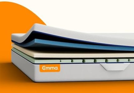 Emma One+ Matratze 90x200 H3 Hart – Kühlende & atmungsaktive 3-Zonen-Schaummatratze – Ergonomisch, Klimaregulierend & Waschbarer Bezug – Für alle Schlafpositionen geeignet