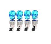 CARIZO Skull Tyre Blue LED with Motion Sensor Light (Blue Color) for Honda Activa 3G (Set of 4)