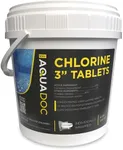 Chlorine Tablets 3 Inch for Pool by AquaDoc - Paraben Free Pool Chlorine Tablets Made in USA - Recommended 3 Inch Chlorine Tablets for Pool - 8lbs