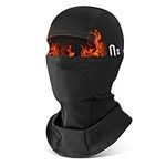 KGC Winter Balaclava for Men Women, Windproof Ski Mask Thermal Cold Weather Winter Face Mask for Skiing Cycling Helmet (Black)