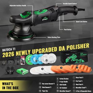 BATOCA Dual Action Car Polisher – Variable Speed Electric Buffer