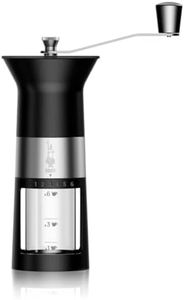 Bialetti Manual Coffee Grinder Stainless Steel Matt Black