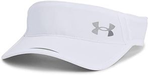 Under Armour Men's Launch Run Visor, White (100)/Reflective, One Size