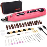HARDELL Cordless Rotary Tool Kit with 69 Accessories - 5-Speed Mini Power Tool, USB Rechargeable for Drilling, Sanding, Polishing, Engraving (DIY & Crafts)