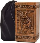 KIMNAG Wooden Cremation Urn for Hum